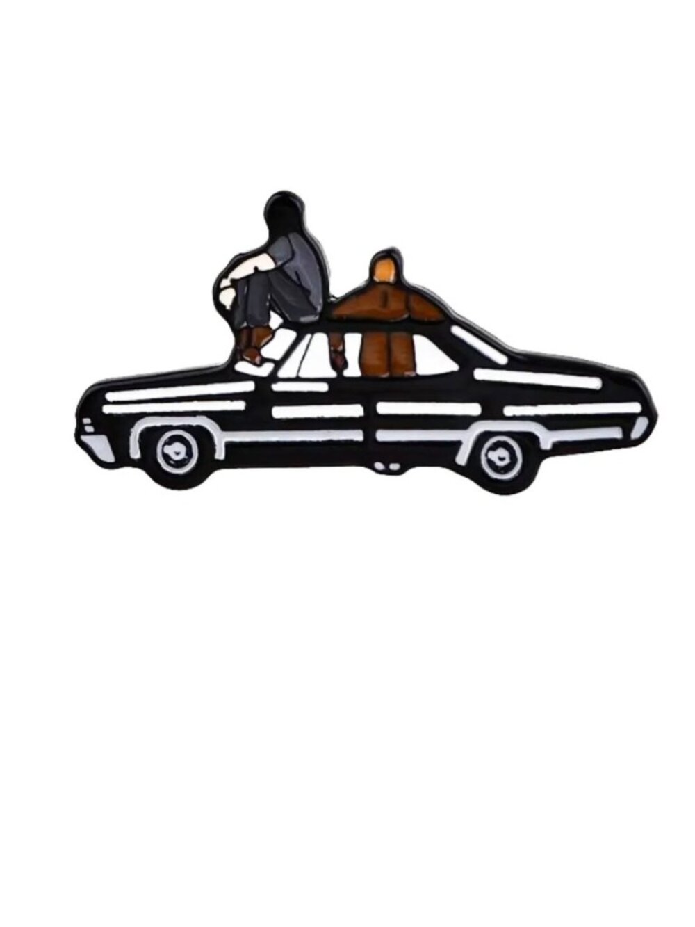 SUPERNATURAL1967 IMPALA SAM & DEAN W/BABY ENAMEL PIN LAPEL PIN BROOCH NWT